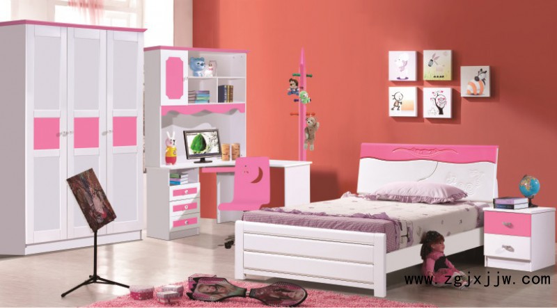 富利雅青少年彩色實木套房206#（粉紅）