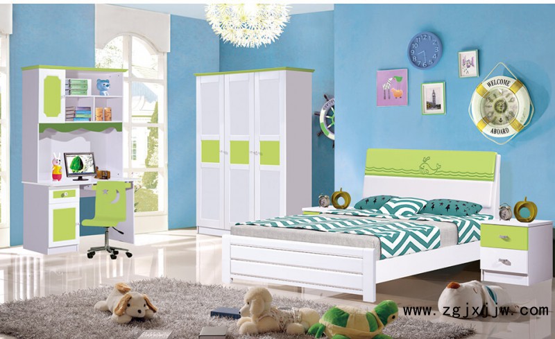 富利雅青少年彩色實木套房318#(淺綠色)