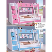 富利雅子母床608#(粉紅、天藍)