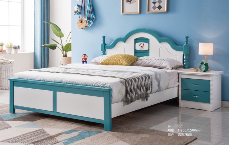 同悅青少年實木套房家具383#藍(lán)彩