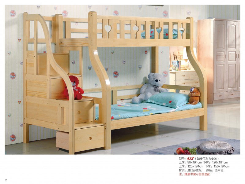 千寶家具兒童子母床623#（踏步可左右安裝）