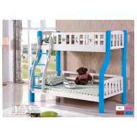 千寶家具兒童子母床626#藍(lán)白（掛梯可左右安裝）