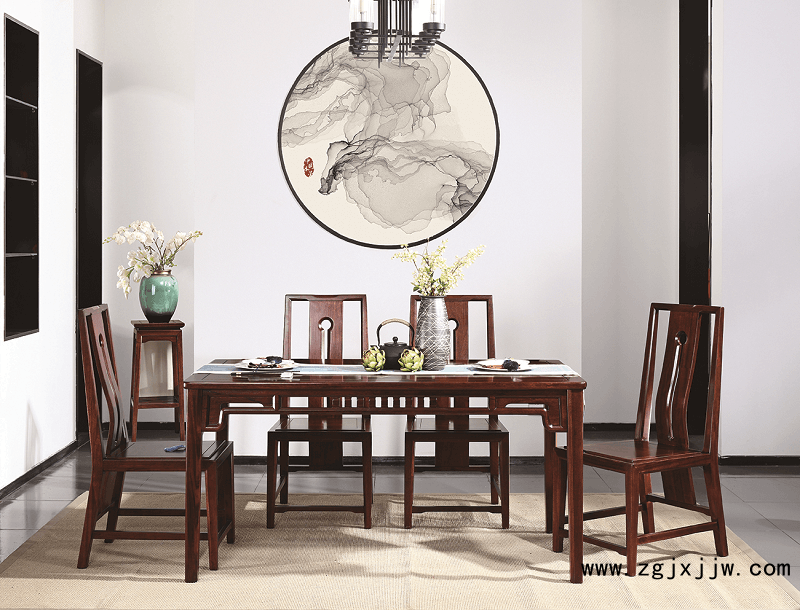 新中式餐廳餐桌02