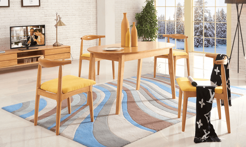 林友匠藝橢圓餐桌071#