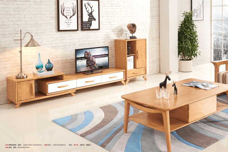 林友匠藝伸縮電視柜01# 茶幾209# 邊柜02#