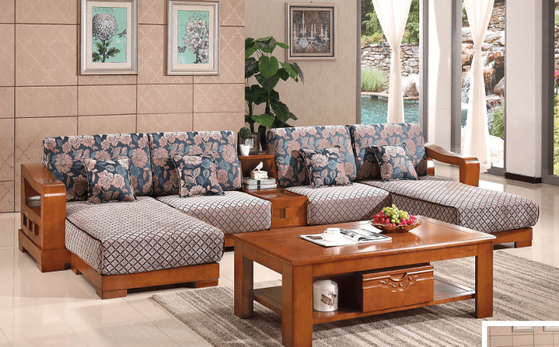 林友匠藝869#（U型沙發(fā)+中柜）