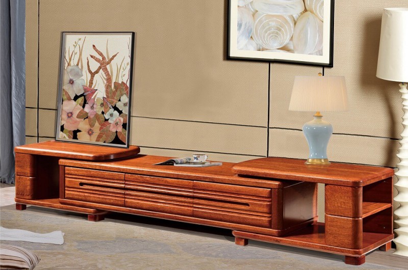 友億佳金絲檀木伸縮電視柜D104#