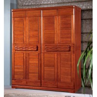 友億佳金絲檀木四門衣柜Y908#-21750