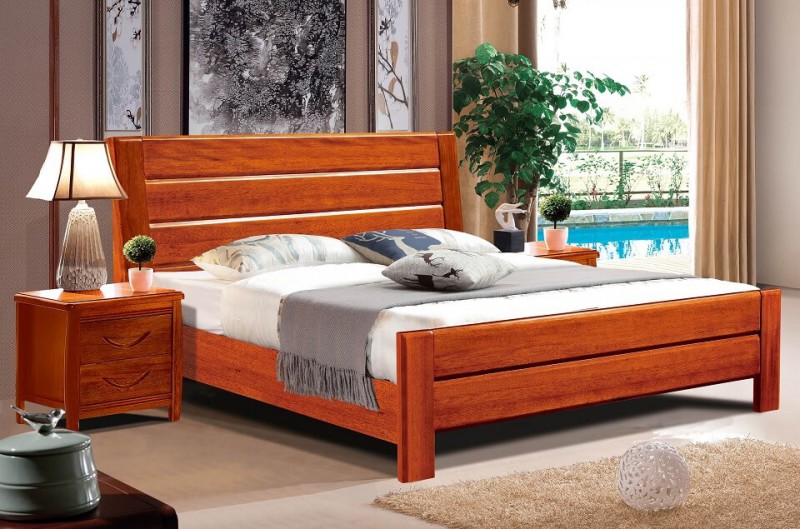 友億佳金絲檀木床8610-A#-5850