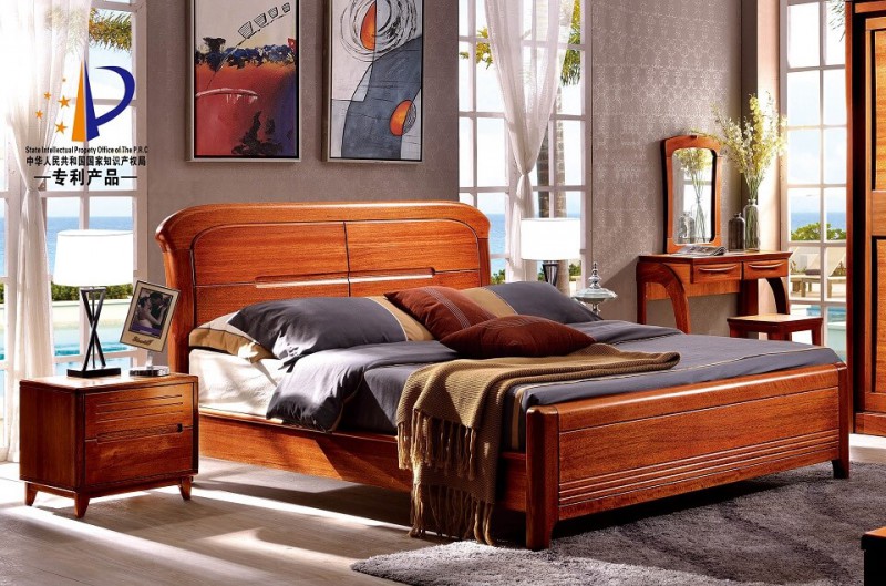 友億佳金絲檀木床8618#-6300