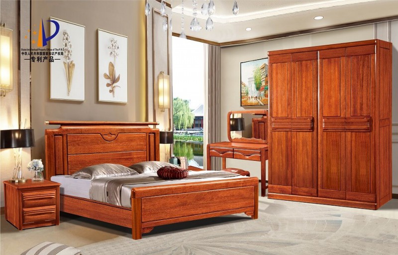 友億佳金絲檀木床C661#-6360