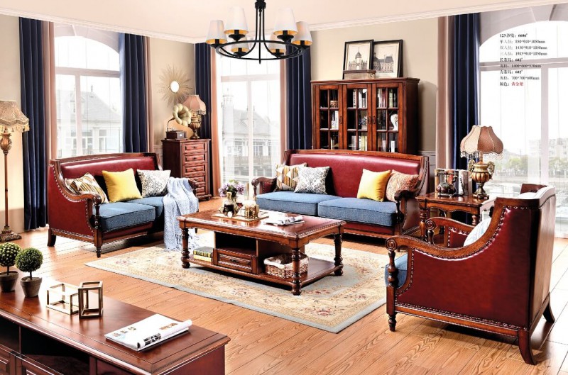 歐麗優美式客廳系列04