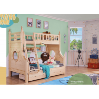 亞飛盛世1806#海盜子母床 原木色