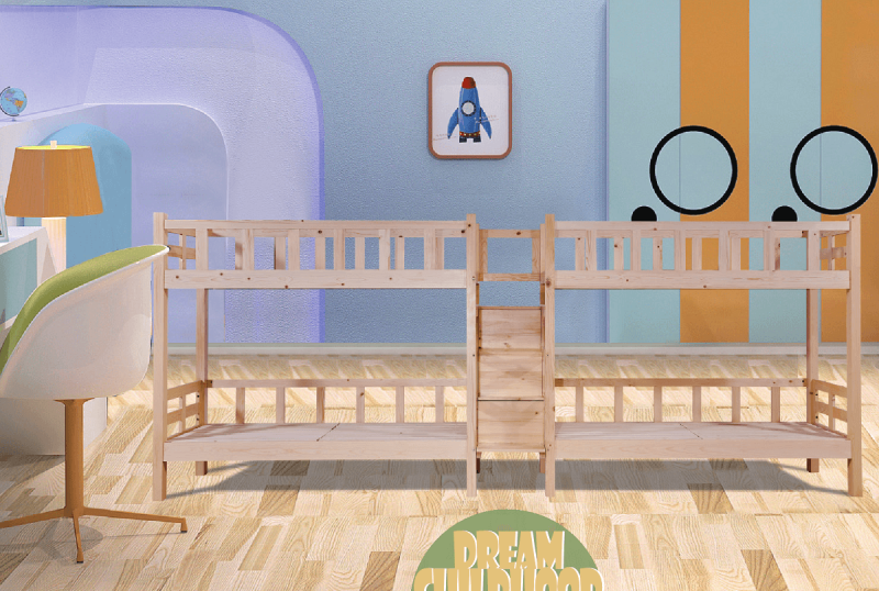 亞飛盛世1#兩連體踏步床