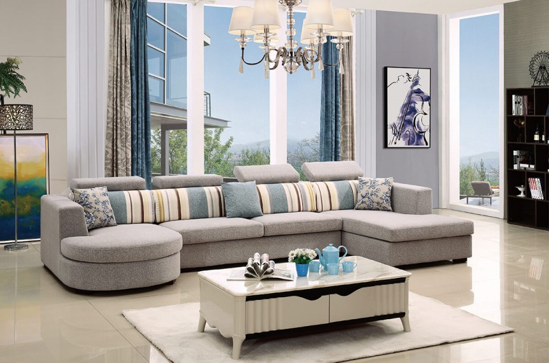 德同沙發D611A# 三位+貴妃+轉角