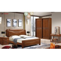 華軒家私胡桃木系列大床98#