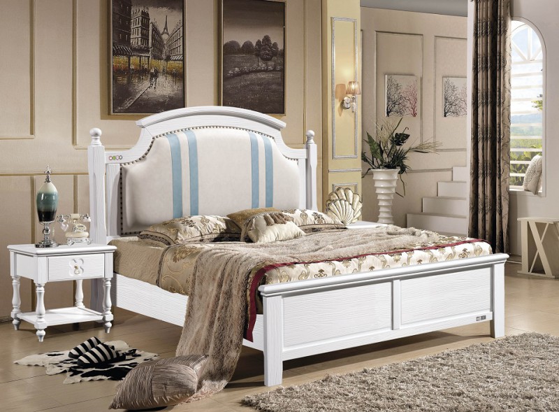 華軒家私美式壓紋系列床1628#