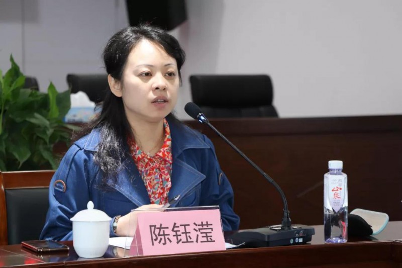 區委副書記陳鈺瀅做重要講話