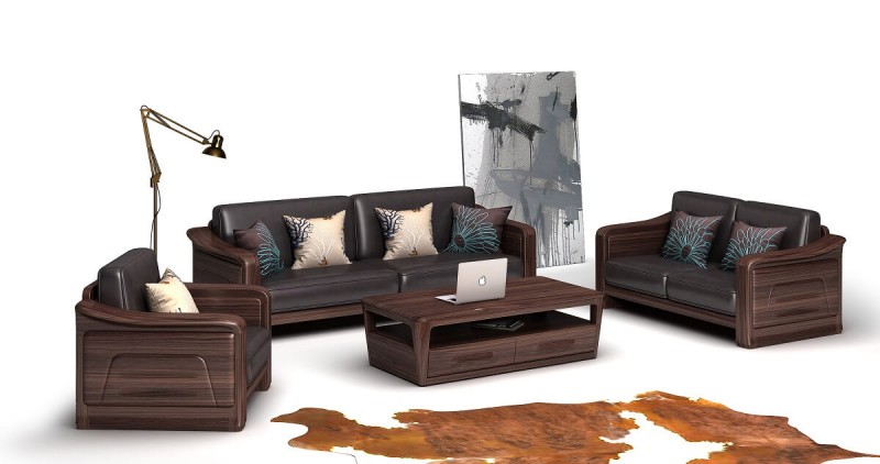 意式風(fēng)范系列家具：1+2+3沙發(fā)HSF-02