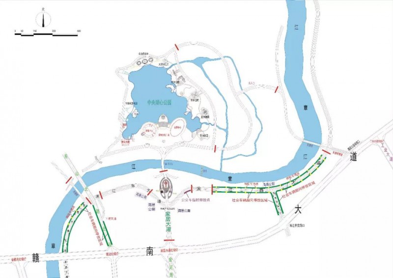 交通管制通行路線圖