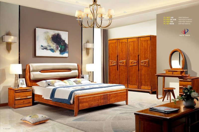 芙萊木屋金絲檀木FL-802#大床
