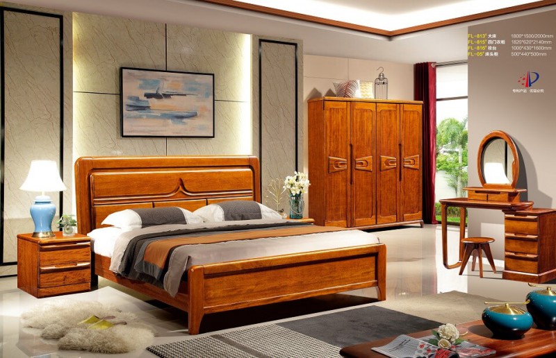 芙萊木屋金絲檀木FL-813#大床