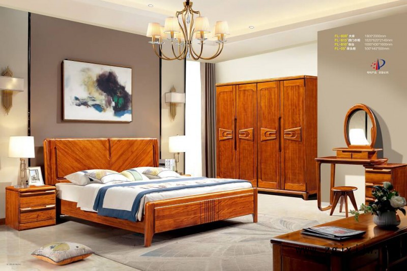 芙萊木屋金絲檀木FL-806#大床