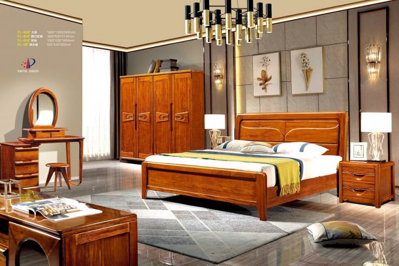芙萊木屋金絲檀木FL-809#大床