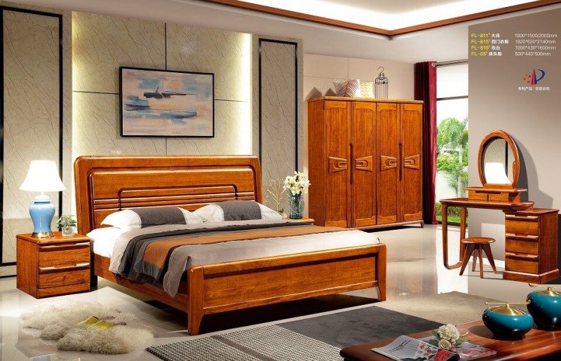 芙萊木屋金絲檀木FL-811#大床