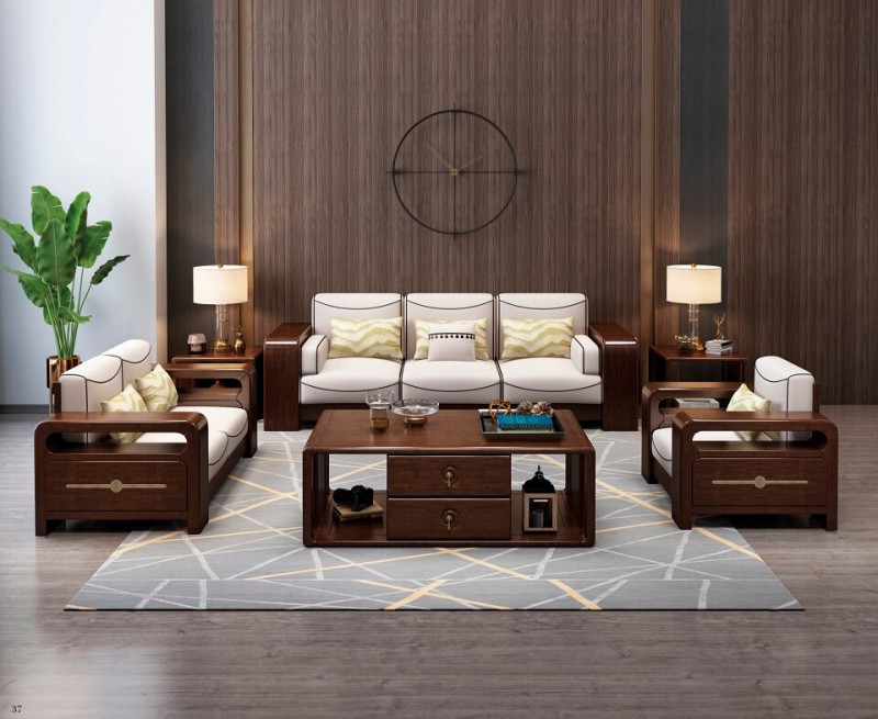 今晨至家輕奢新中式大床802#