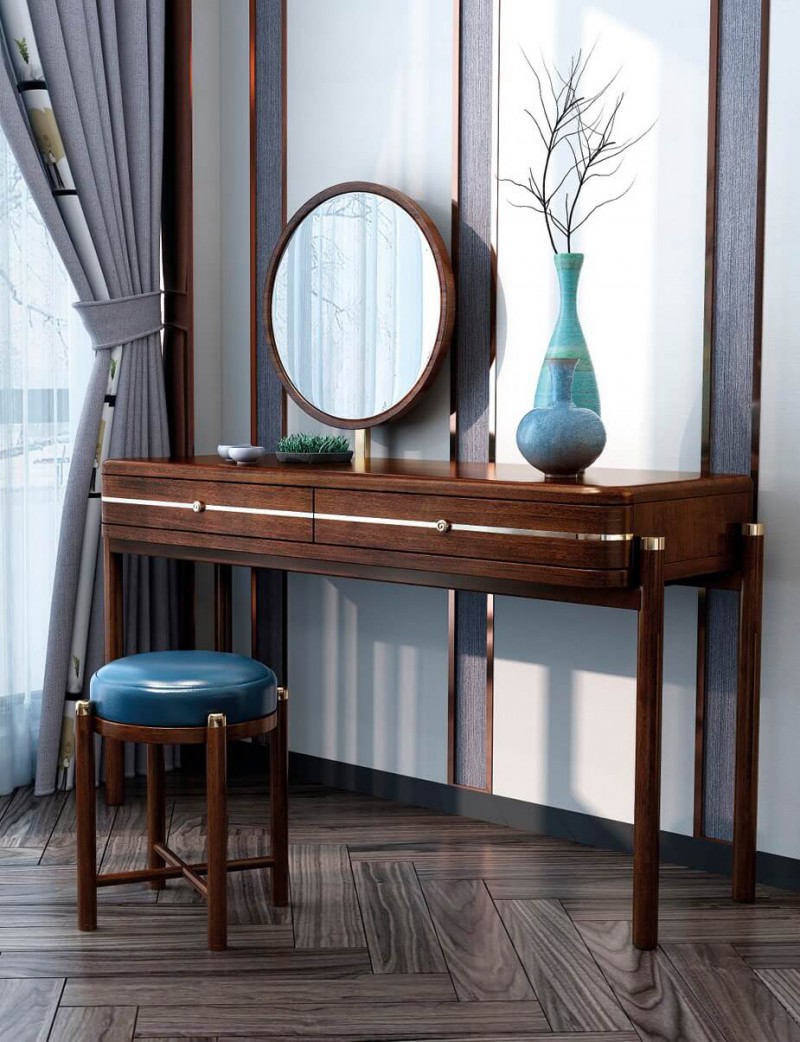 今晨至家輕奢新中式妝臺321#