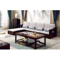 阿姆雷特新中式轉角沙發912#冬季兩用貴妃