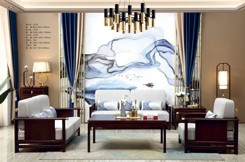 阿姆雷特新中式沙發917#