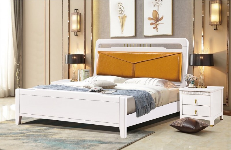 友億佳橡木大床5815#（白色）