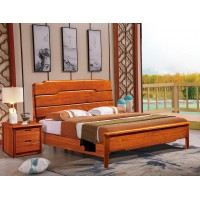 友億佳金絲檀木大床5286#