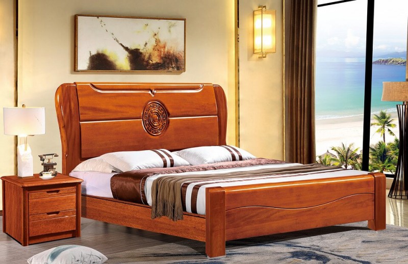 友億佳金絲檀木大床1923#