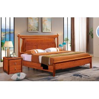 友億佳金絲檀木大床5195#