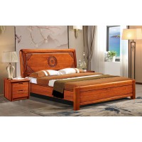 友億佳金絲檀木大床A2018#