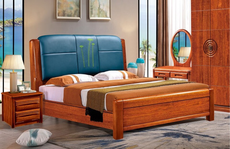 友億佳金絲檀木大床A2013#