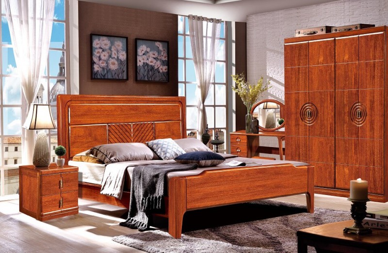 友億佳金絲檀木大床1901#