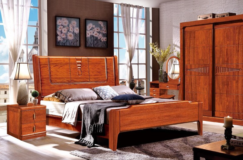 友億佳金絲檀木大床1908#