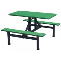 四位玻璃鋼長條餐桌ZY52