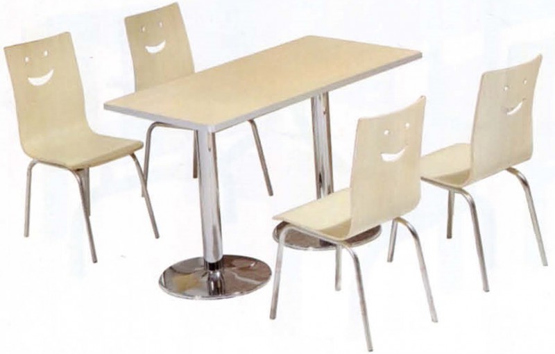 四位不銹鋼分體餐桌ZY48