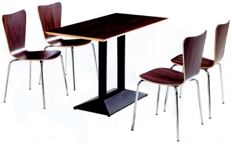 四位多層板分體餐桌ZY45