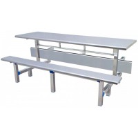 八位不銹鋼條形翻轉餐桌ZY31