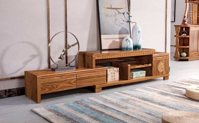 益木春實木電視地柜C-1803#（伸縮）