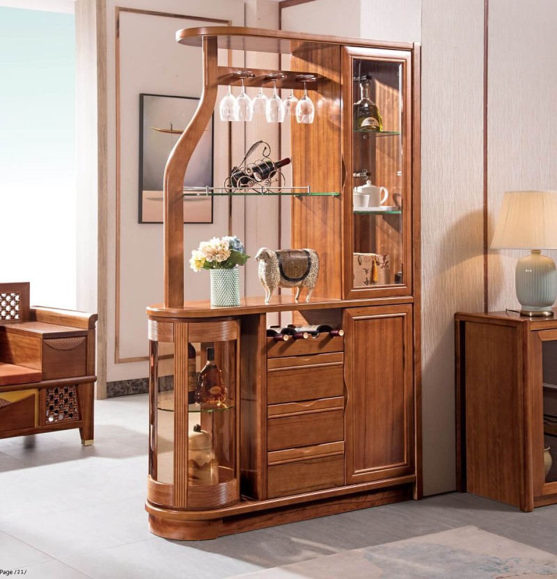 益木春實木間廳柜D-818#