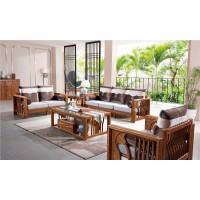 益木春實木沙發6801#