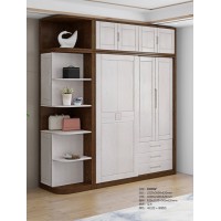 宣輝家具衣柜XHY02#（米白色+胡桃色）