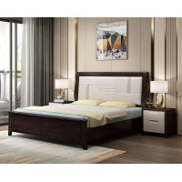 宣輝家具床XH823#（黑紫檀+米白色）